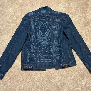 Wrangler Rick and Morty Denim Jacket- Size Small
